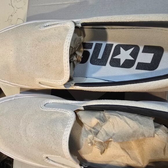 Converse CONS One Star CC Pro Slip-On White Black A11170C MENS SIZE 13 SKATE NEW - Picture 7 of 13